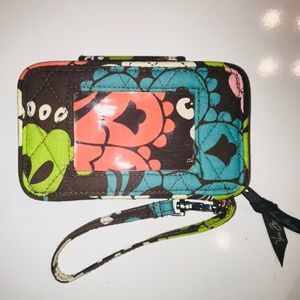Vera Bradley wristlet/phone carrier